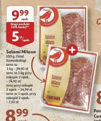 Auchan Salami Milano 100 g
