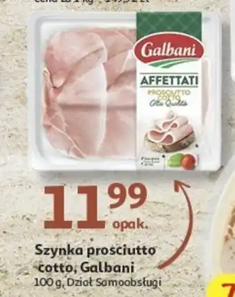 Auchan Galbani Szynka prosciutto cotto 100 g oferta