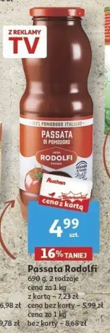 Auchan RODOLFI Passata 690g oferta