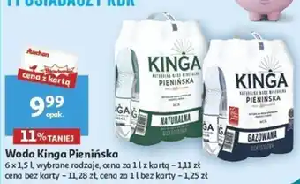 Auchan Kinga Pienińska Woda 6x1,5l oferta