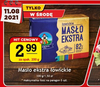 Gram Market Masło ekstra Łowickie 82% 200g oferta