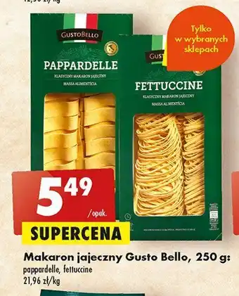 Biedronka Makaron fettuccine oferta