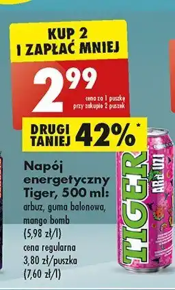 Biedronka Napój bubble gum oferta
