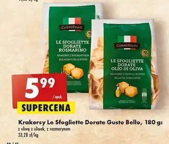 Biedronka Krakersy z oliwą z oliwek oferta