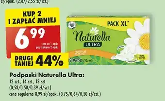 Biedronka Podpaski normal bez skrzydełek oferta