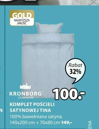 JYSK Komplet pościeli satynowej tina oferta