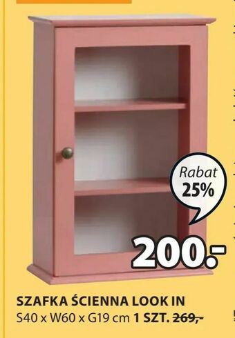JYSK Szafka ścienna look in oferta