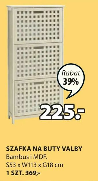 JYSK Szafka na buty valby oferta