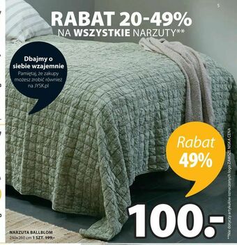 JYSK Narzuta ballblom oferta