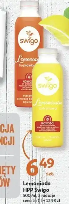 Auchan Swigo Lemoniada HPP 500 ml oferta
