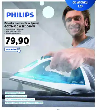 Lidl Żelazko 1744/20 easy speed oferta