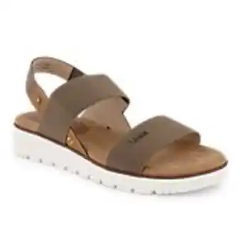 Deichmann Zielone sandały damskie bench na białej podeszwie oferta