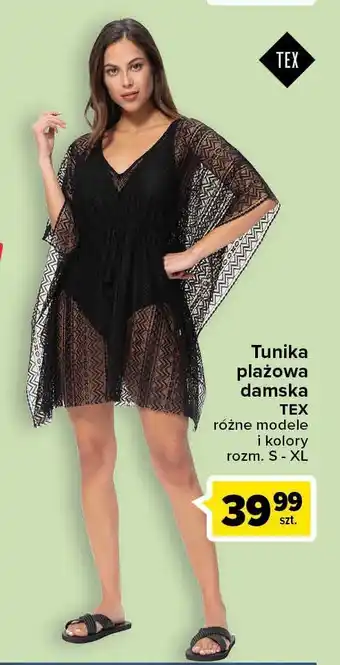 Carrefour Tunika plażowa damska s-xl oferta