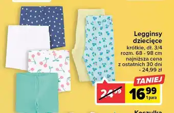 Carrefour Legginsy 3/4 dziecięce oferta