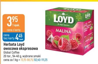 E.Leclerc Herbata malinowa loyd tea the magic experience oferta