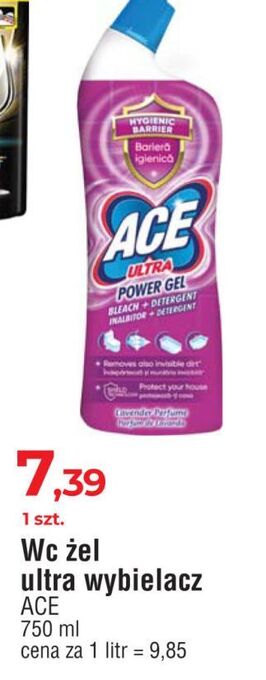 E.Leclerc Żel do wc flowers ace ultra oferta