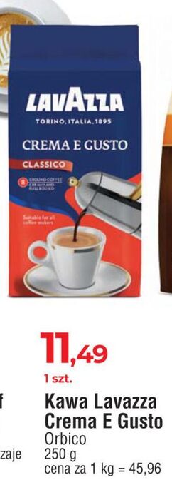 E.Leclerc Kawa lavazza crema & gusto oferta