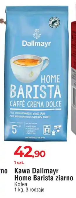E.Leclerc Kawa dallmayr home barista caffe crema dolce oferta