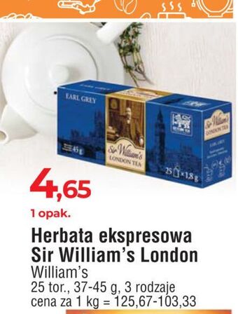 Herbata earl grey sir william's tea