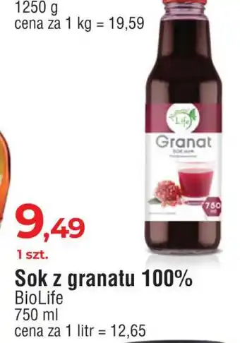 E.Leclerc Sok 100% granat natural life oferta