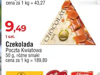 E.Leclerc Czekolada mleczna poczta kwiatowa oferta