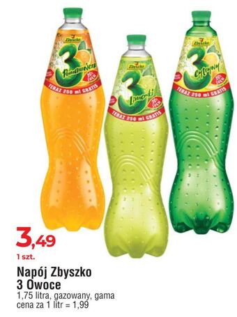 E.Leclerc Napój zbyszko 3 cytryny oferta