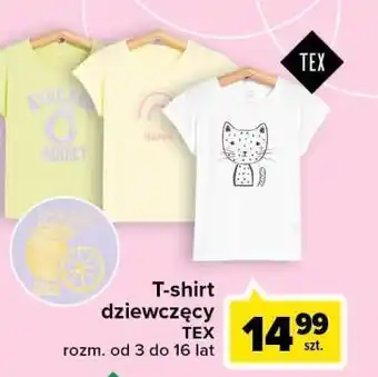 Carrefour T-shirt dziecięcy 134-164 cm tex oferta