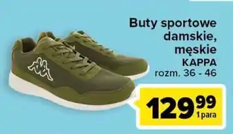Carrefour Buty męskie rozm. 36-46 kappa oferta