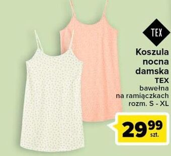 Carrefour Koszula nocna damska rozm. s-xl tex oferta