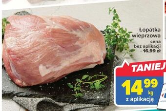 Carrefour Łopatka wieprzowa bez kości oferta
