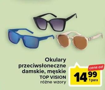 Carrefour Okulary przeciwsłoneczne damskie top vision oferta
