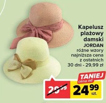 Carrefour Kapelusz damski jordan oferta