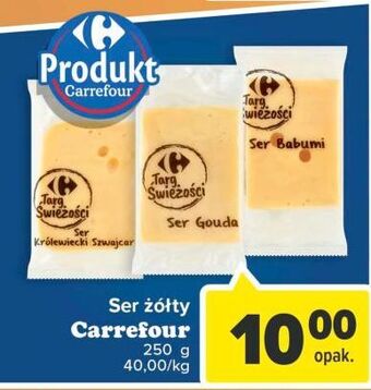Carrefour Ser królewski szwajcar carrefour targ świeżości oferta