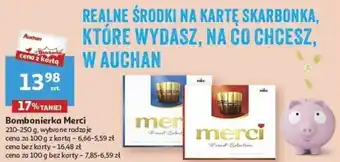Auchan Bombonierka Merci 210-250g oferta