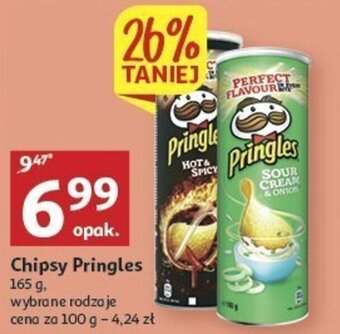 Auchan Chipsy Pringles 165 g oferta