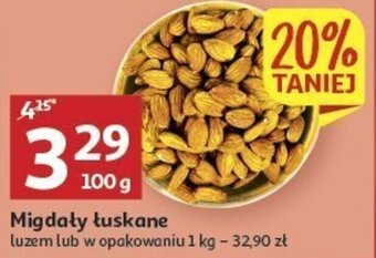 Auchan Migdały łuskane 100g oferta