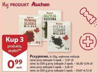 Auchan Przyprawa, 6-25g oferta