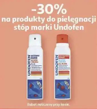 Auchan na produkty do pielęgnacji stóp marki Undofen oferta