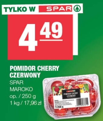 SPAR mini Pomidory spar oferta