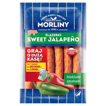 Żabka Morliny ślązerki sweet jalapeño kiełbasa 240 g oferta