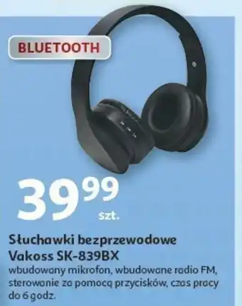 Auchan Vakoss SK-839BX Słuchawki bezprzewodowe oferta