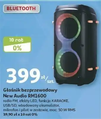 Auchan New Audio RM1600 Głośnik bezprzewodowy oferta