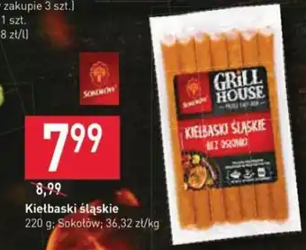 Stokrotka Kiełbaski śląskie 220 g sokołów oferta