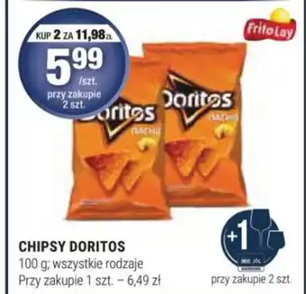 Stokrotka CHIPSY DORITOS 100 g; wszystkie rodzaje oferta