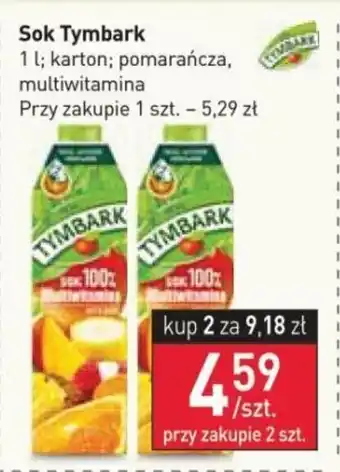 Stokrotka Sok Tymbark 1 l; karton; pomarańcza oferta
