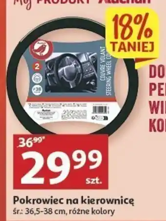Auchan Pokrowiec na kierownicę śr.: 36,5-38 cm, oferta