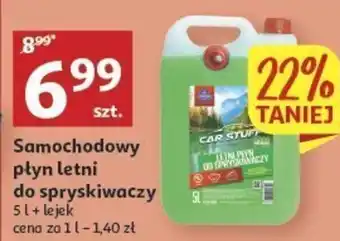 Auchan Samochodowy płyn letni do spryskiwaczy 5l + lejek oferta