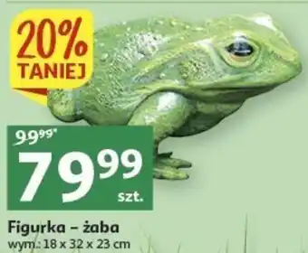 Auchan Figurka - żaba wym.: 18 x 32 x 23 cm oferta