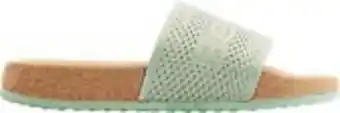 Zielone klapki damskie bench