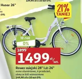 Auchan Rower Rower miejski 28" lub 26" oferta